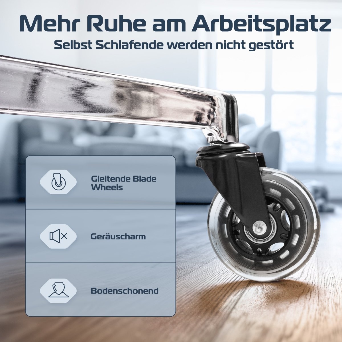 CLOUVOU CleverSeat - Ergonomischer Bürostuhl "Zeitloses Design trifft auf unschlagbare Qualität" - Clouvou #farbe_schwarz
