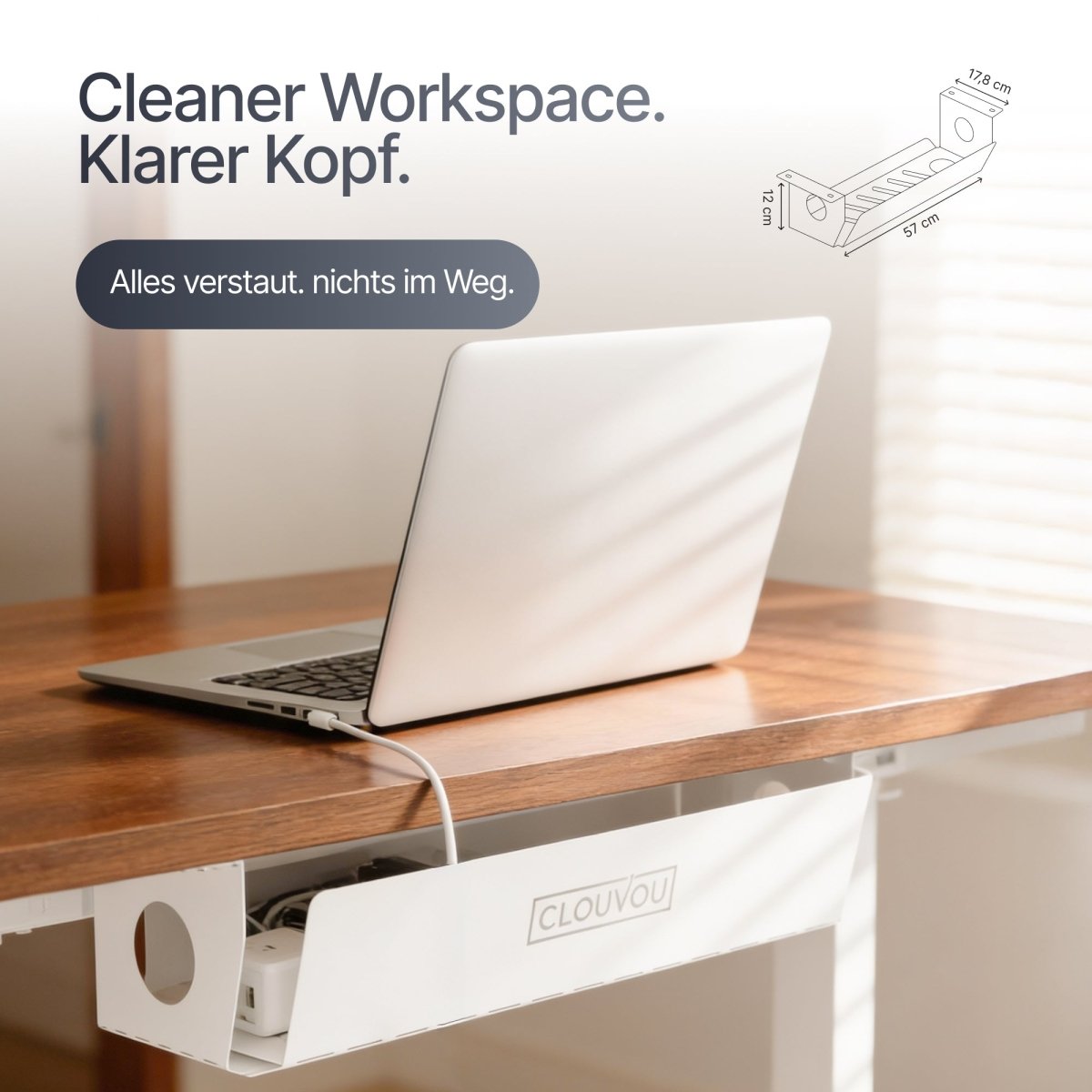 CLOUVOU Kabelmanagement - Clouvou Weiß