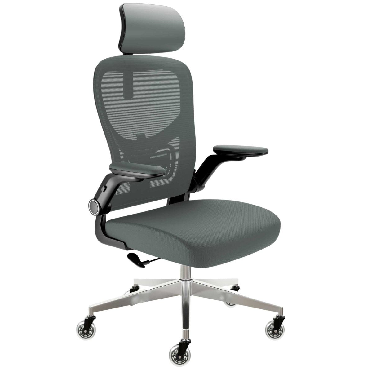 CLOUVOU SmartSeat – Ergonomischer preiswerter Bürostuhl - Clouvou Grau
