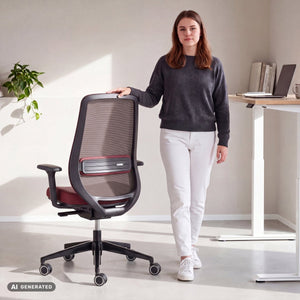 BALANCE – Ergonomischer Bürostuhl - Clouvou Schwarz
