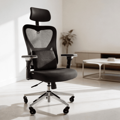 CLOUVOU CleverSeat - Ergonomischer Testsieger Bürostuhl - Clouvou Grau