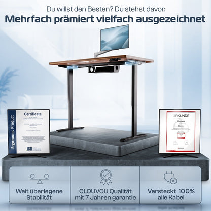 CLOUVOU ProBundle (Sitz - Stehtisch ProDesk & ProSeat) - Clouvou 160 x 80cm