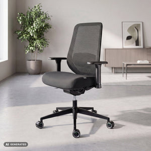 VOLUME – Ergonomischer Bürostuhl - Clouvou Schwarz